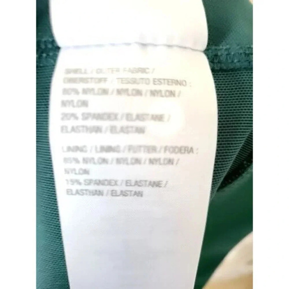 Zuda Z-Stretch Medium Impact Sports Bra with Ruching-Evergreen A388463 Size L - Picture 7 of 7